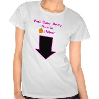 Arrow, Pink Baby Bump Due in October T shirts