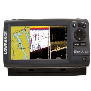Lowrance Elite 7 HDI Gold Combo 83/200/455/800 T/M Ducer   Chart US/Canada Coastal Great Lakes & Major Canadian Lakes(DISCONTINUED) GPS & Navigation