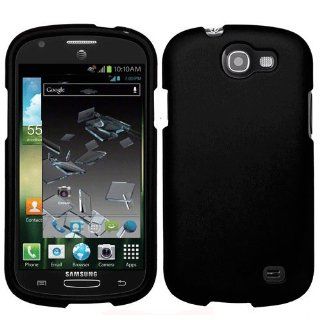 [ManiaGear] Black Rubberized Shield Hard Case for Samsung Galaxy Express i437 (AT&T) Cell Phones & Accessories
