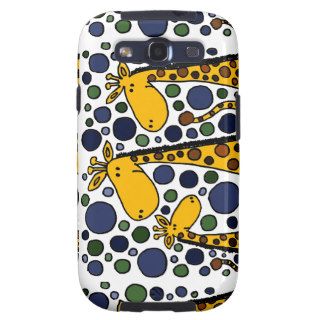 Cute Giraffe Family Art Abstract Samsung Galaxy SIII Cover