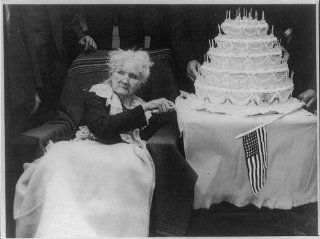 Photo: Mary Harris Mother Jones, 1837 1930, 100th Birthday cake   Prints