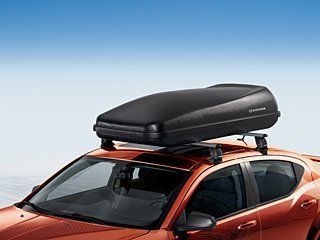 2012  2012 Chrysler 200 Convertible Roof Box Cargo Carrier   Black, 31in x 71in: Automotive