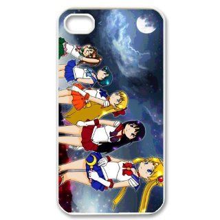 Custom Sailor Moon Cover Case for iPhone 4 4s LS4 3607: Cell Phones & Accessories