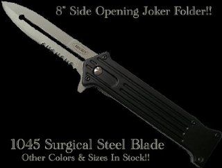 stock JK 457 BS SE. Assisted Joker OTF Style Folding Knife W/Clip Joker Extractor folding knife blade dagger weapon sharp edge camping hunting koshka : Tactical Folding Knives : Sports & Outdoors