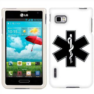 T Mobile LG Optimus F3 Star of Life Phone Case Cover Cell Phones & Accessories