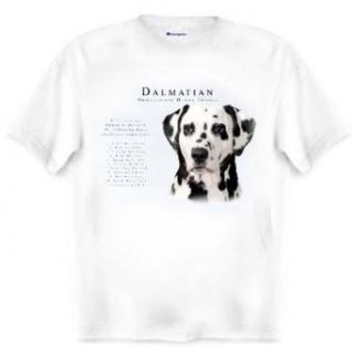 Dalmatian Human Trainer Adult T Shirt: Novelty T Shirts: Clothing