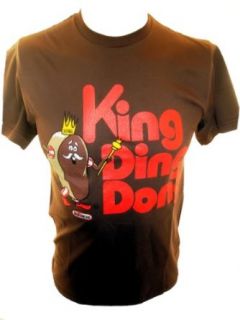 King Ding Dong Mens T Shirt   Classic Hostess Snack Cake Artwork: Novelty T Shirts: Clothing
