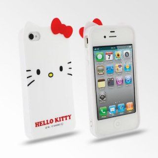 Hello Kitty Big Face Case for iPhone 4/4S   White: Cell Phones & Accessories