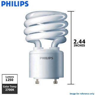 Philips 417246   EL/mdT 18W GU24 Twist Style Twist and Lock Base Compact Fluorescent Light Bulb    