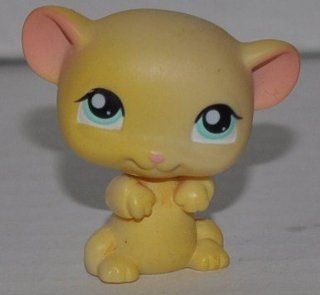 Mouse #448 (Yellow) Littlest Pet Shop (Retired) Collector Toy   LPS Collectible Replacement Single Figure   Loose (OOP Out of Package & Print): Everything Else