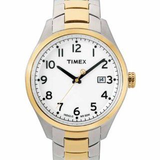Timex Men's T2M463 T Series Two Tone Stainless Steel Bracelet Watch: Timex: Watches