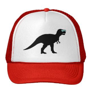 Dinosaur Tyrannosaurus Rex in Sunglasses (T Rex) Hats