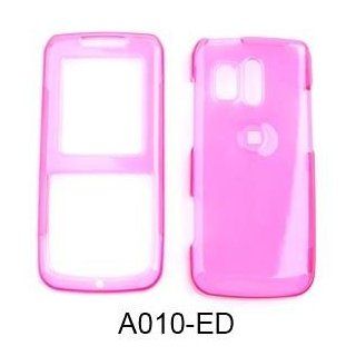 Samsung Messenger R450/R451 (Straight talk) Trans.Hot Pink Hard Case,Cover,Faceplate,Snap On,Housing,Protector Cell Phones & Accessories