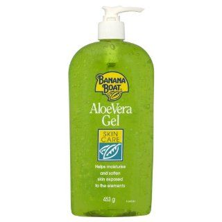 Banana Boat Aloe Vera Skin Care Gel Pump 453 G : Body Gels And Creams : Beauty