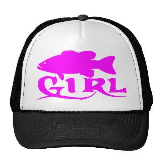 GIRL BASS FISHING HAT