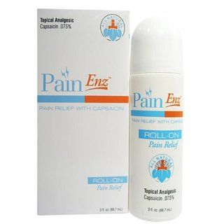 PainEnz All Natural Roll On Arthritis, Back, Neck, and Muscle Pain Reliever 3 Oz.: Health & Personal Care