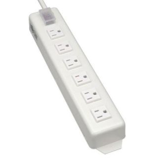 Tripp Lite Protect It! 15 ft. Cord with 6 Right Angle Outlets and 15 Amp Circuit Breaker TLM615NCRA