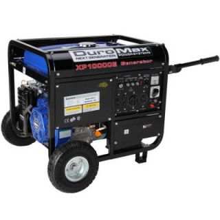 Duromax 10,000 Watt 16.0 Hp Gasoline Powered Electric Start Generator with Wheel Kit and CARB Compliant XP10000E CA