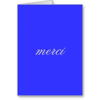 French Thank You Card