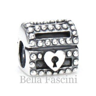 Moress Treasure Chest Solid 925 Sterling Silver European Charm Bead  Compatible Brand Bracelets : Authentic Pandora, Chamilia, Moress, Troll, Ohm, Zable, Biagi, Kay's Charmed Memories, Kohl's, Persona & more!: Moress: Jewelry
