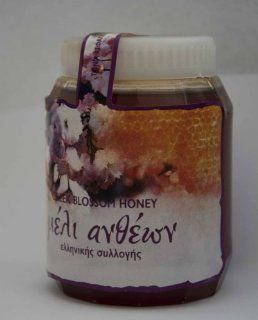Spring Wild Flowers Greek Honey 475 Gr or 16.7 Oz  Grocery & Gourmet Food