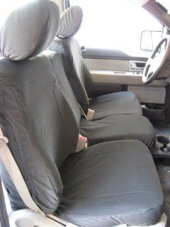 Exact Seat Covers, F461 X8, 2009 2010 Ford F150 XLT Front 40/20/40 Split Seats with Opening Center Console Custom Exact Seat Covers, Graphite Automotive Twill: Automotive