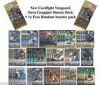 Cardfight! Vanguard Nova Grappler 50 Card English Trial Starter Deck: Toys & Games