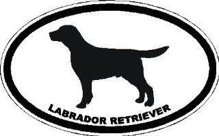 6" Labrador Retriever euro oval Magnet for Auto Car Refrigerator or any metal surface.  