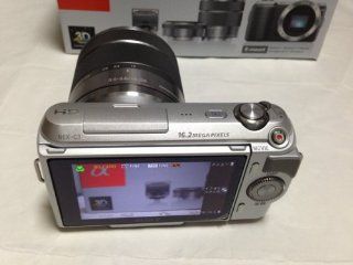 Sony Digital SLR Camera NEX C3 Double Lens Kit White NEX C3D/S : Digital Slr Camera Bundles : Camera & Photo