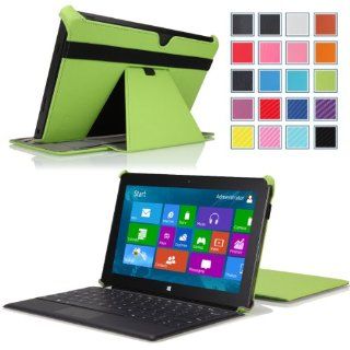 MoKo Slim fit Case for Microsoft Surface Pro / Surface Pro 2 10.6" Inch Windows 8 Tablet (Fits with or without Type / Touch Keyboard Cover), GREEN: Computers & Accessories