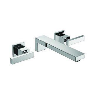 Newport Brass 3 2561/26 Skylar Double Handle Wall Mount Bathroom Faucet, Polished Chrome   Touch On Bathroom Sink Faucets  