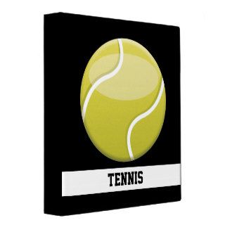 Tennis Ball Vinyl Binders