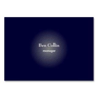 Focus/Abstract Sphere Minimalism Business Cards