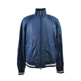 Armani Jeans Men's Full Zip Windbreaker Jacket US L / EU 52 Blue at  Mens Clothing store: