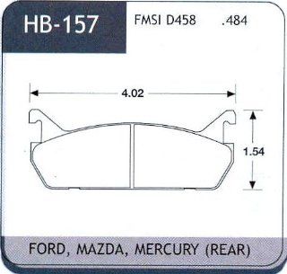 Mazda Miata 90 93 Rear Brake Pads(Street)HB157F.484(HPS Compound) 1.6 Liter: Automotive