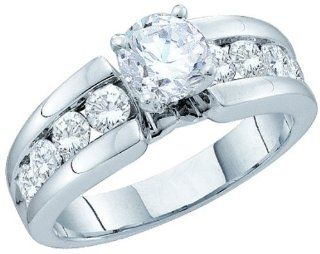1.75CTW DIAMOND BRIDAL RING: Fine Rings: Jewelry