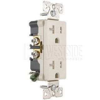 Cooper 9510TRDS Electrical Outlet, Aspire Duplex Receptacle 20A, Commercial Grade Desert Sand   Electric Plugs  