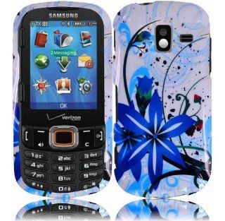 For Samsung Intensity 3 III U485 Hard Design Cover Case Blue Splash: Cell Phones & Accessories