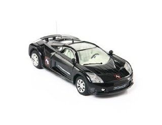 Great Wall 2088A 1 Light and 1:43 6 Channel Alloy Mini RC Racing Car (Black): Toys & Games