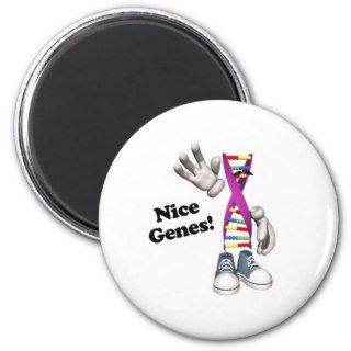 Nice Genes Funny DNA Refrigerator Magnet