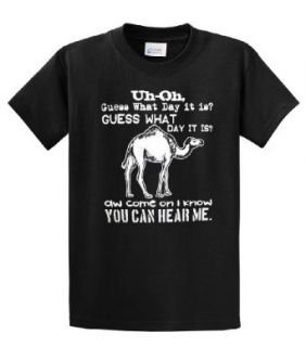 Funny Camel T Shirt Guess What Day It Is? Hump Day!: Clothing