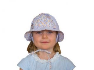 Girl's Sun Hat Olivia Purple/Flower Print, Size:Medium: Clothing