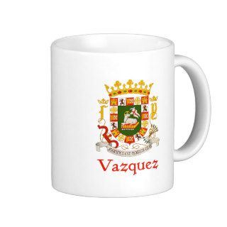 Vazquez Puerto Rico Shield Coffee Mug