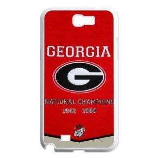 NCAA Georgia Bulldogs Champions Banner Cases Cover for Samsung Galaxy Note 2 N7100: Cell Phones & Accessories