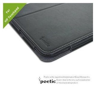 Poetic(TM) Slimbook High Quality PU Leather Case for HP TouchPad Touchscreen Tablet With 3 in 1 Built in Stand (Black) Computers & Accessories