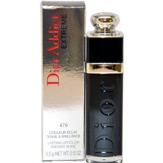 Christian Dior Dior Addict Extreme Lipstick No. 476 Plaza for Women, 0.12 Ounce : Beauty