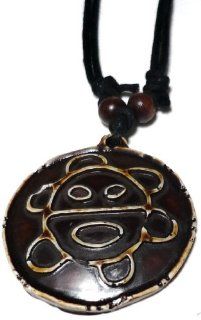 Taino Sun Necklace   Taino Symbol   Indian Sun Necklace   Jewelry   Adjustable Cord: Everything Else