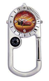 Disney Kids' D478 Lightning McQueen Explorer Clip Watch: Watches