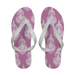 Light Pink paisley pattern Sandals
