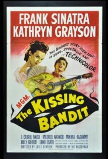 THE KISSING BANDIT * CINEMASTERPIECES 1SH MOVIE POSTER FRANK SINATRA '48: Entertainment Collectibles